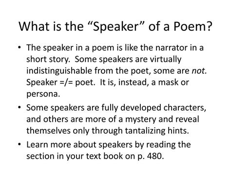 Speaker Meaning in Poetry: A Multi-Layered Exploration